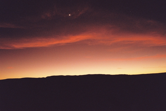 Venus rising, Kalahari